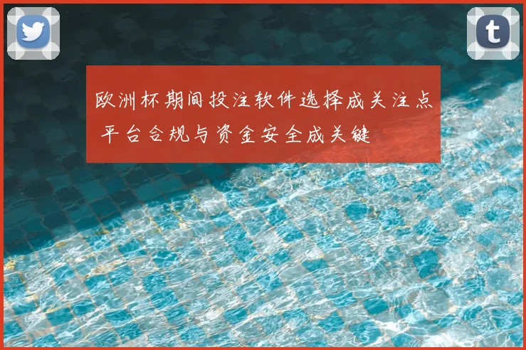 欧洲杯期间投注软件选择成关注点 平台合规与资金安全成关键